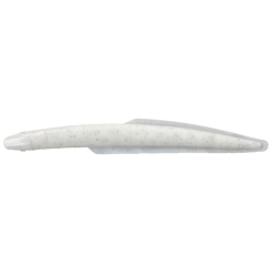 RUBBER EEL WHITE 9" (2/PK)